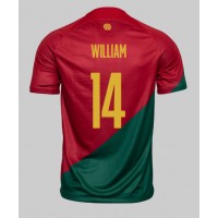 Camisa de Futebol Portugal William Carvalho #14 Equipamento Principal Mundo 2022 Manga Curta